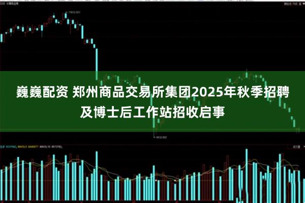 巍巍配资 郑州商品交易所集团2025年秋季招聘及博士后工作站招收启事