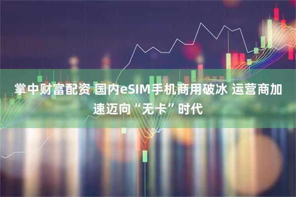 掌中财富配资 国内eSIM手机商用破冰 运营商加速迈向“无卡”时代